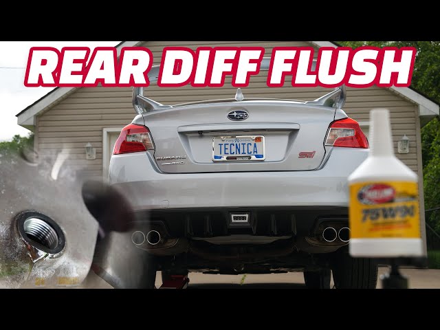 Subaru WRX STI Rear Differential Flush | Step by Step