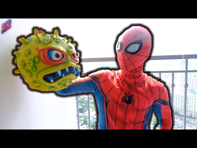 TEAM Spiderman normal day, but very funny | Superhero in real life | SiHi HERO