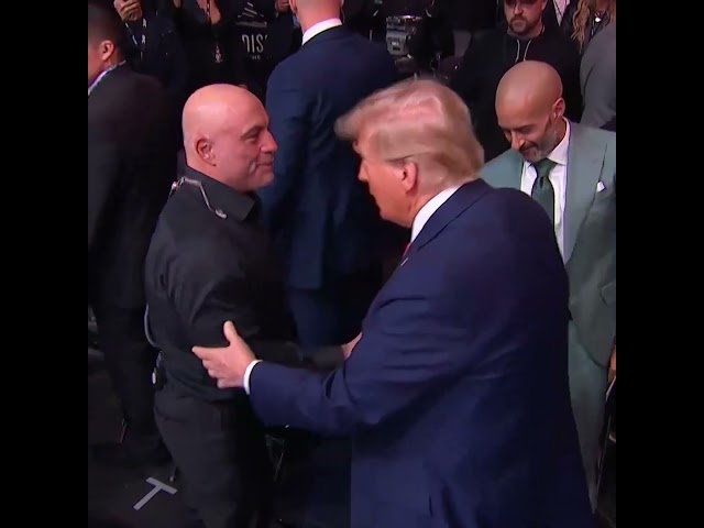 Donald Trump and Joe Rogan reunite! 🫡🇺🇸 #ufc309