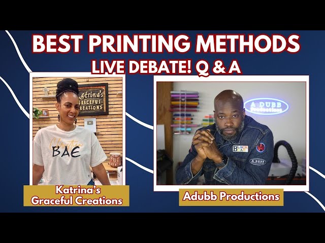 Best Printing Methods Live Debate with Allan Wade