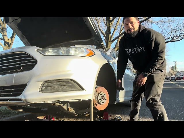 2016 Ford Fusion Rack and pinion Replacement | Stuck on the side of the road | electronic Steering