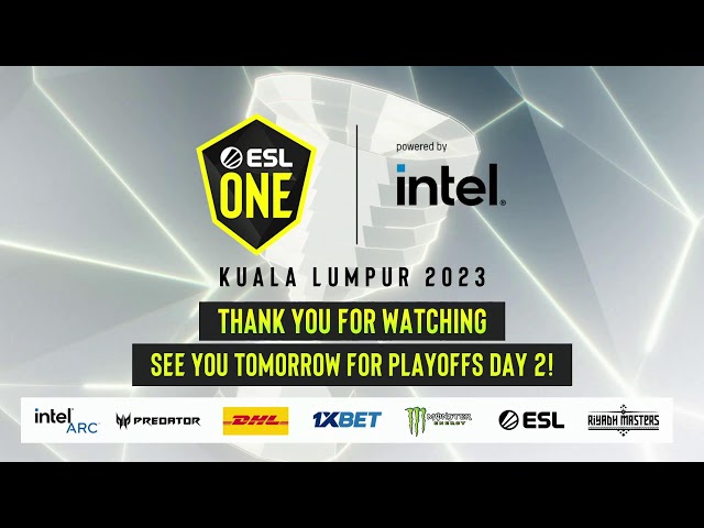 ESL One Kuala Lumpur 2023 - A Stream Day 4