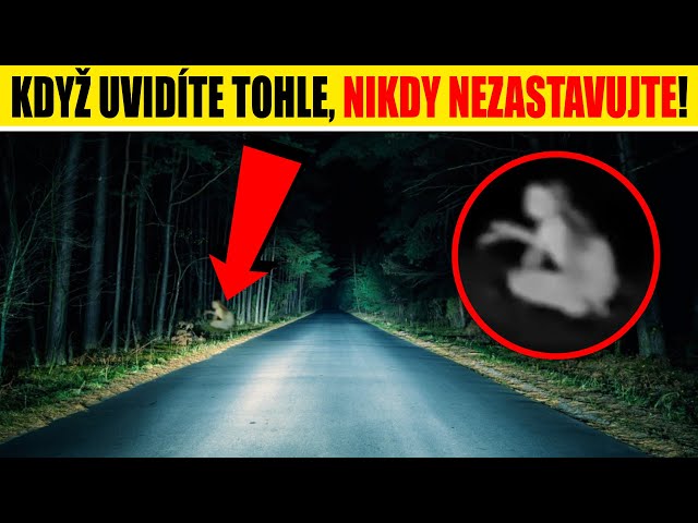 Když uvidíte na silnici tohle, NIKDY NEZASTAVUJTE!