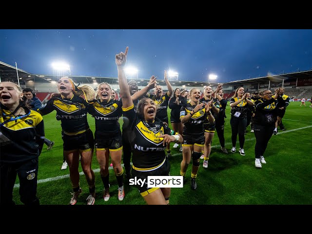 York Valkyrie lift trophy after becoming first team to win back-to-back Women's Super League titles