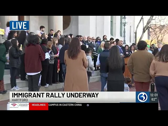 VIDEO: Immigration rally held in Hartford