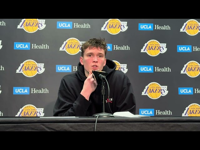 Dalton Knecht On What Went Wrong In Lakers Loss To Magic