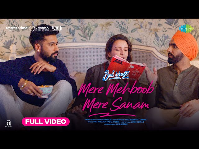 Mere Mehboob Mere Sanam -Full Video| Bad Newz |Vicky, Triptii, Ammy|Lijo George-DJ Chetas, Alka,Udit