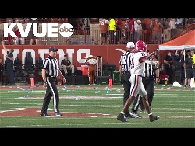 SEC penalizes Texas after fans throw trash on the field