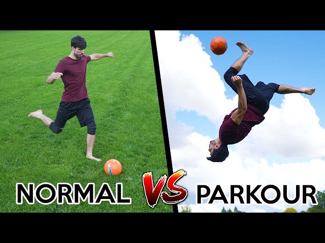 Parkour Vs Normal People In Real Life [Sports Edition]