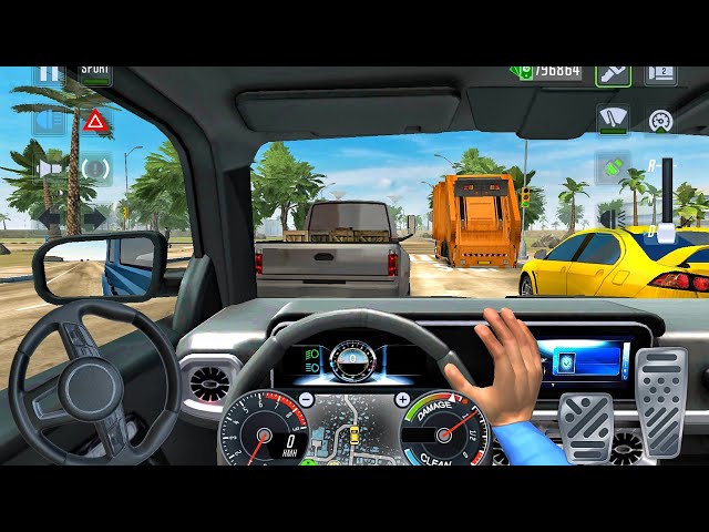 Mercedes G Wagon G63 Taxi driver in Miami: Taxi Simulator 2024 - Car Game Android Gameplay