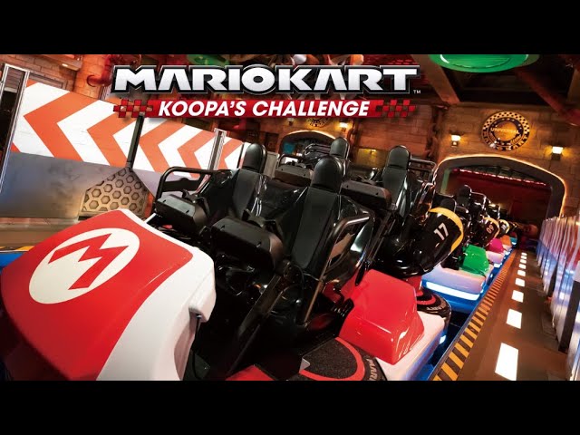 Mario Kart: bowser’s challenge ride Universal Hollywood￼