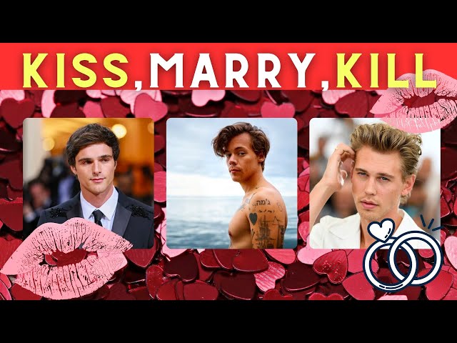 Kiss, Marry, Kill 😲 | BUT HOW?! | Billie Eilish, Jacob Elordi, Taylor Swift