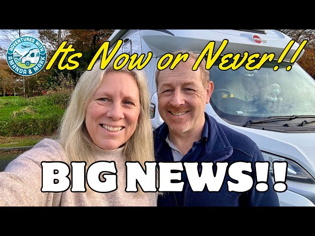 BIG TRAVEL NEWS!!! Quitting work to Motorhome Travel in Europe