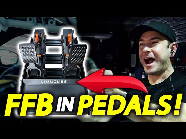 Simucube's WORLD FIRST FORCE FEEDBACK Sim Racing Pedals! - RAW FIRST IMPRESSIONS