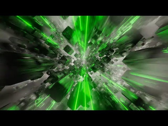 Enter The Matrix Abstract Tunnel Loop Party Effect 4K Long Screensaver || Wallpaper Background Video