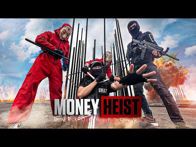 MONEY HEIST VS POLICE IN REAL LIFE || GOLDEN MISSION 1.0 ( Epic Parkour POV )