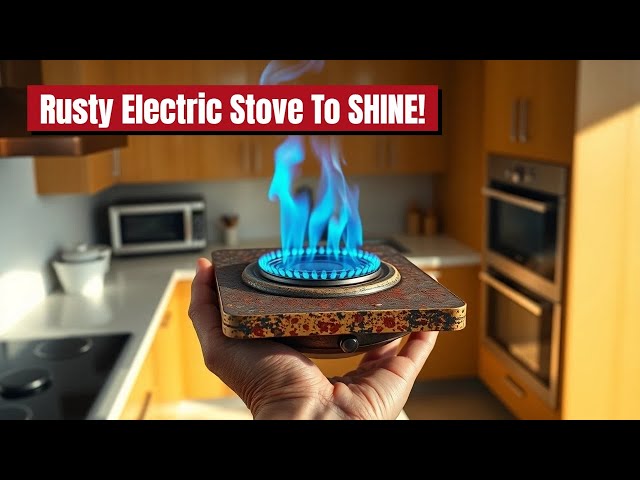 RESTORE My Rusty Electric Stove To SHINE!