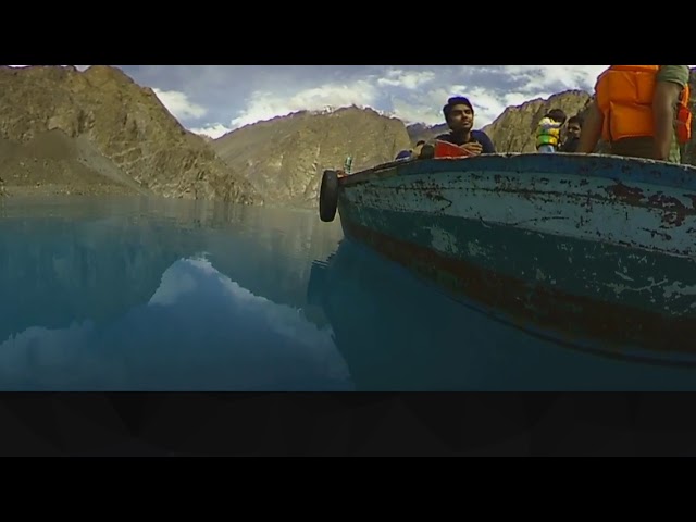 VR Attabad Lake, Hunza | Under Water Test of Fly360 Cam (360 View) | Life Skills TV