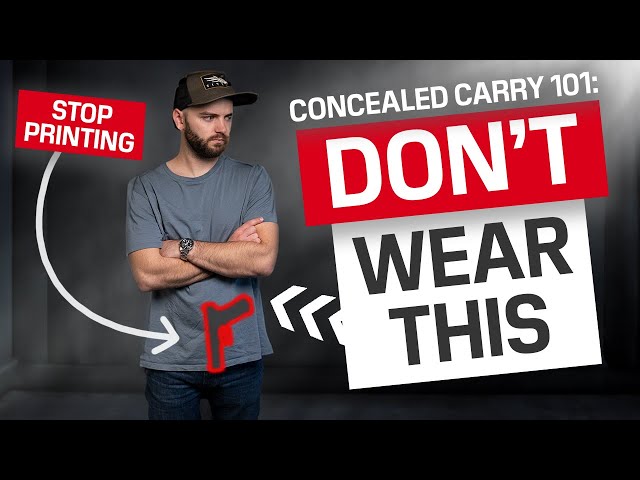 If I were brand new to concealed carry I would buy these clothes.