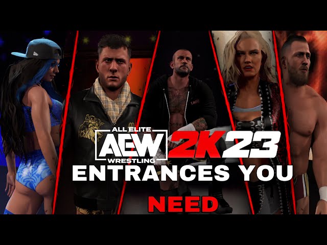 WWE 2K23 - AEW Entrances You NEED