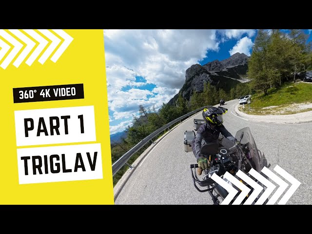 Motorrijden door Triglav Nationaal Park in Slovenië | 360 Graden Rijervaring 🏍️ Part 1