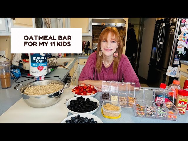 OATMEAL BAR FOR MY 11 KIDS