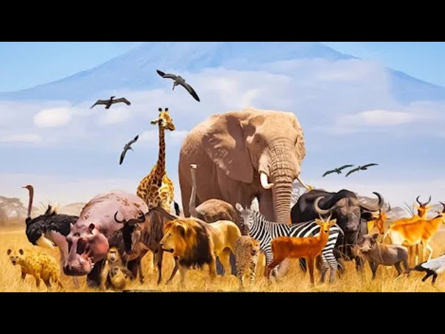 Best Big Jungle Animal Sounds: Cow, Monkey, Cat, Dog, Lion, Tiger - Amazing Animals