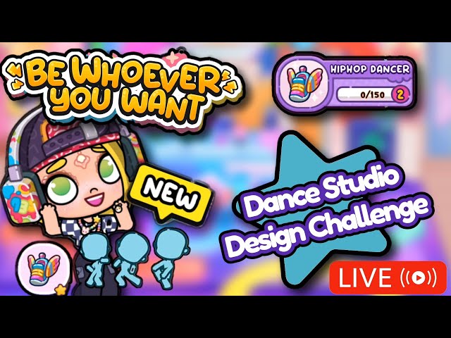 (LIVE) DANCE Studio DESIGN Challenge! Playing with Fans! (Avatar World with Lisa)