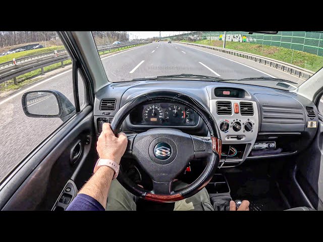 2006 Suzuki Wagon R+ [1.3 DDiS 70HP] |0-100| POV Test Drive #1651 Joe Black