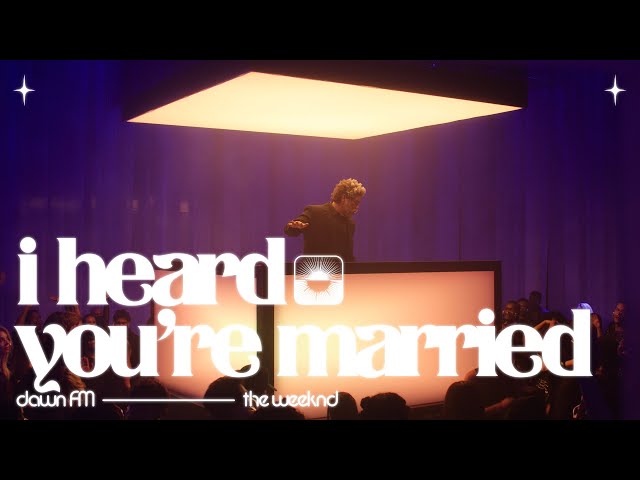 The Weeknd ft. Lil Wayne - I Heard You're Married (Official Lyric Video)