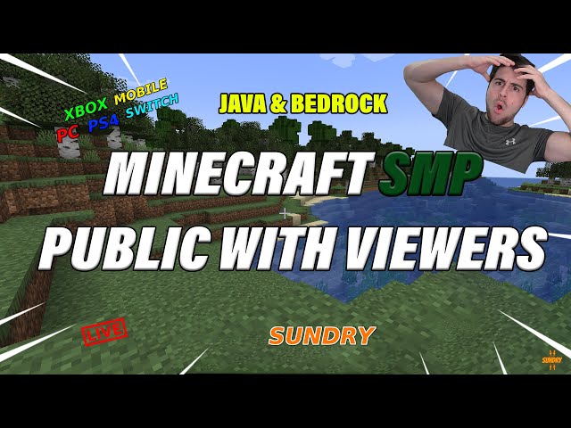 🔴24/7 Joinable Minecraft Server SMP (PUBLIC) | 2.10 Java & Bedrock Survival Server | !ip (ReRun)