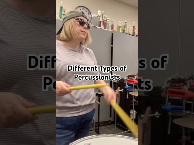 Which one are you? #banddirector #percussion #drumspercussion #drummer #mallets #band #bandroom