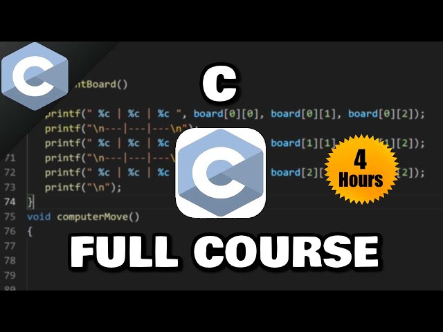 C Programming Full Course for free ⚙️