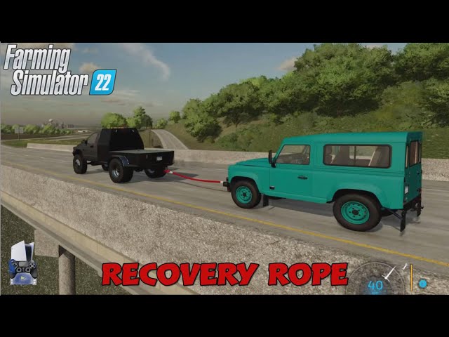 FS22  New Mod (console): Recovery Rope | Mods in the spots # 315