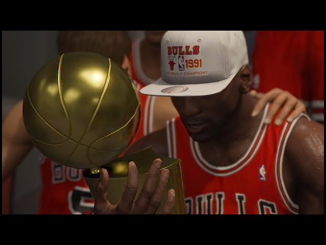 1991 NBA Finals Bulls VS Lakers Michael Jordan's 1st title NBA2K23