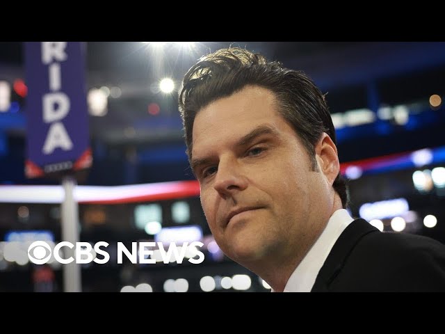 Matt Gaetz withdraws from attorney general consideration