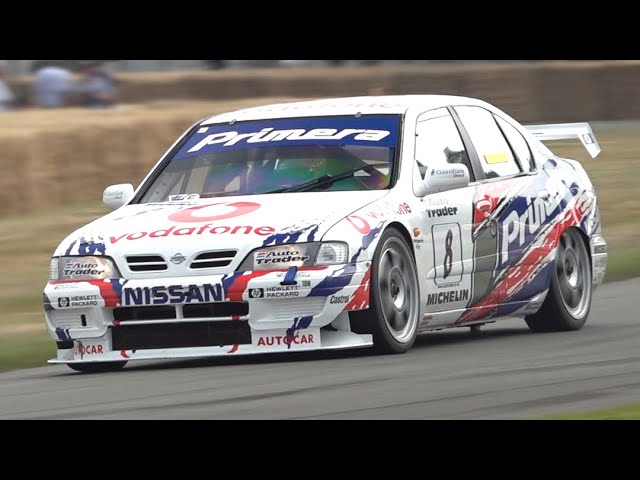 Nissan Primera GT BTCC | SR20DE Engine Sound with ITBs at Festival of Speed!