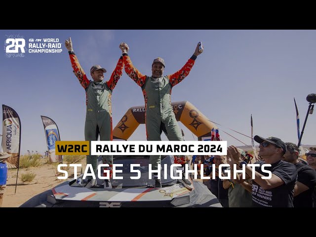 Stage 5 Highlights - Rallye du Maroc 2024 #W2RC