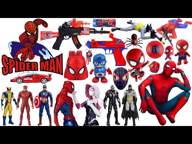 Marvel Popular Toy Collection | Spider Man Action Doll | Marvel Toy Gun Collection unboxing