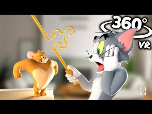 Tom and Jerry 360° Animation - Experience in [3D, VR, 4K] Video