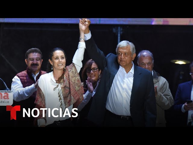 Así inició Sheinbaum su carrera política junto a AMLO | Noticias Telemundo