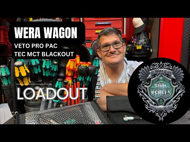 @VetoProPacToolBags Loadout | Tec MCT Blackout Bag FULL of @WeraToolRebels| The Wera Wagon