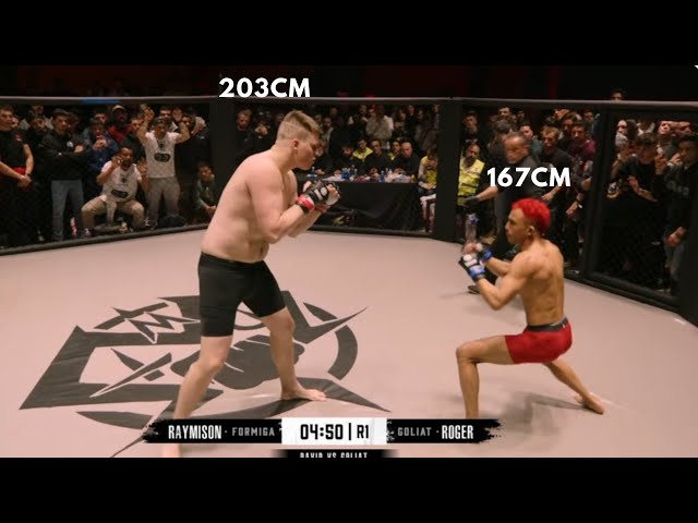 120Kgs kickboxer VS 60Kgs BJJ fighter