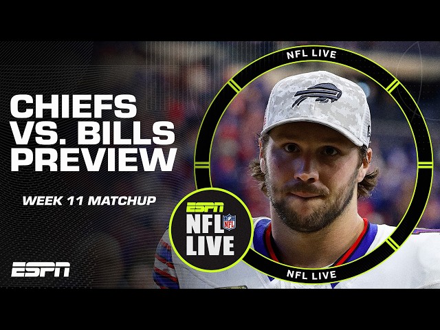 Chiefs vs. Bills KEYS TO VICTORY 🗝️ Importance of pressuring Patrick Mahomes 🏈 | NFL Live