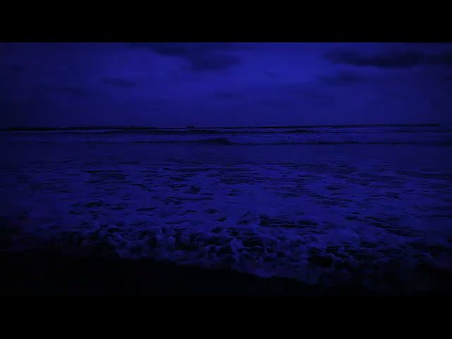 Ocean Waves for Deep Sleep | Dark Screen | Gentle Rolling Waves All Night