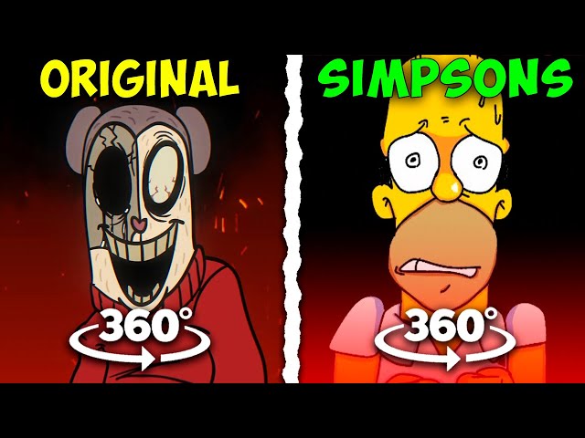 360º VR Fnf Twiddlefinger Original vs Simpsons