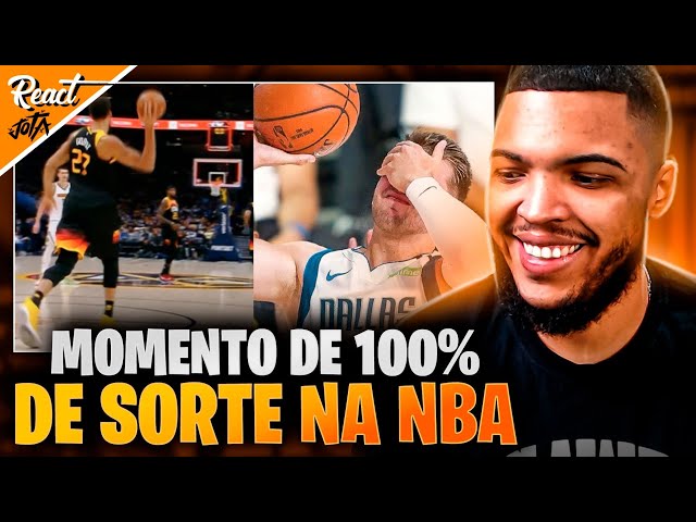 Momentos de 100% de SORTE na NBA! | Cortes do Jota Jogadas