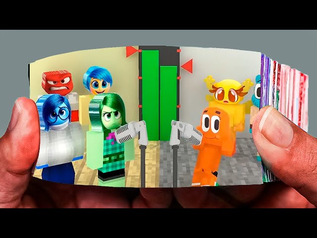 Which team will win Team Inside Out 2 or Team The Amazing World of Gumball! 🤔 | Flipbook