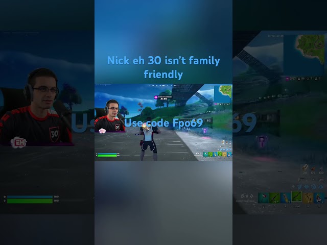 Nickeh30 isn’t family friendly #fortnite #nickeh30 #gaming