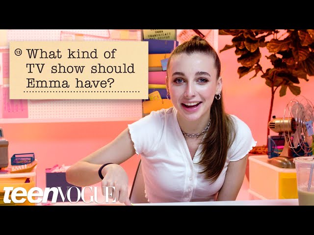 Emma Chamberlain Guesses How 2,117 Fans Responded to a Survey About Her | Teen Vogue